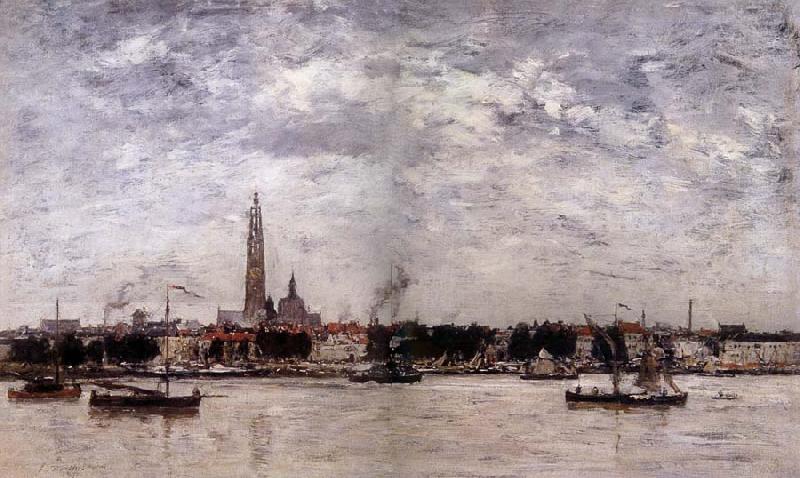 Eugene Boudin Le Port a Anvers